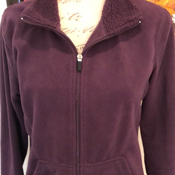 aspire fleece women's jacket purple size M - Picture 2 of 7